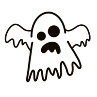 In the moonlit night of Halloween, ghosts materialize from the shadows. Their ethereal presence brings a shiver down the spine, evoking the mysteries of the afterlife. png