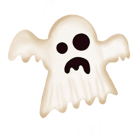 In the moonlit night of Halloween, ghosts materialize from the shadows. Their ethereal presence brings a shiver down the spine, evoking the mysteries of the afterlife. png
