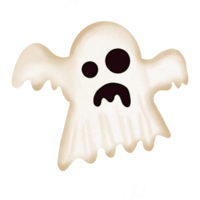 in de maanlicht nacht van halloween, geesten materialiseren van de schaduwen. hun etherisch aanwezigheid brengt een rilling naar beneden de ruggengraat, oproepen tot de mysteries van de hiernamaals. png