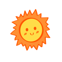 sol, doador de vida e radiante estrela. isto tintas a céu com dourado matizes, trazendo calor e energia para terra. png