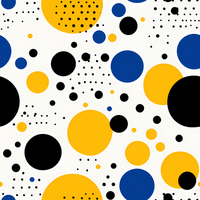 a colorful pattern with circles and dots png