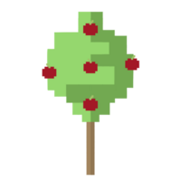 pixel arbre la nature png