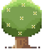 píxel árbol naturaleza png