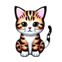 gato laranja fofo png