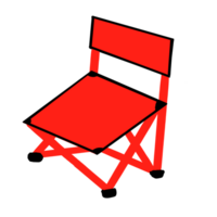 chaise pour les enfants icône, dessin animé style png