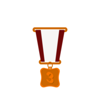 Bronze- Medaille dritte Platz Band Basic gestalten png