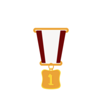 guld medalj först plats band grundläggande form png