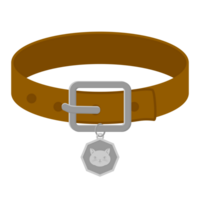 collana per animale domestico gatto testa logo medaglia argento di base forma png