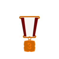 Bronze- Medaille dritte Platz Band Basic gestalten png