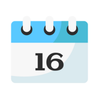 calendario icono firmar símbolo ilustración png