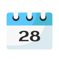 Calendar icon sign symbol illustration png