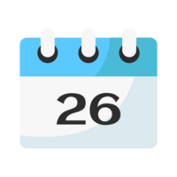 calendrier icône signe symbole illustration png