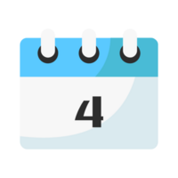 Calendar icon sign symbol illustration png