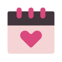 valentines kalender ikon tecken symbol png