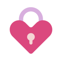 valentide padlock icon sign symbol png