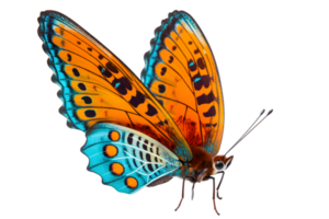 Beautiful color butterfly isolated on a transparent background png