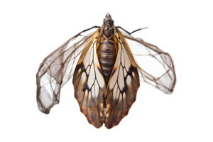 Butterfly cocoon hanging isolated on a transparent background png