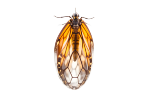 mariposa capullo colgando aislado en un transparente antecedentes png