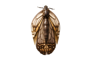 Butterfly cocoon hanging isolated on a transparent background png