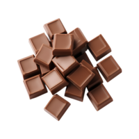 chocolate bars isolated on a transparent background png