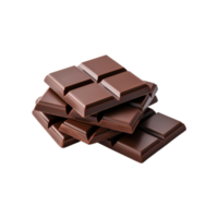 chocolate bars isolated on a transparent background png