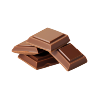 chocolate barras aislado en un transparente antecedentes png