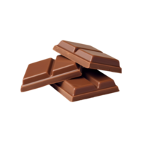 chocolate bars isolated on a transparent background png