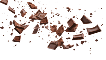 chocolate bars isolated on a transparent background png