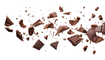 chocolate bars isolated on a transparent background png