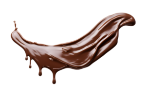 gesmolten chocola druipend geïsoleerd Aan een transparant achtergrond png