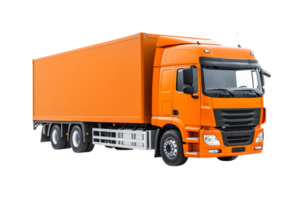 Trailler truck isolated on a transparent background png