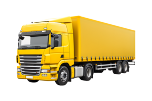 Trailler truck isolated on a transparent background png