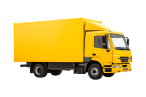 Delivery truck isolated on a transparent background png