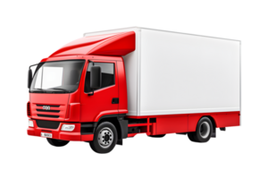 Delivery truck isolated on a transparent background png