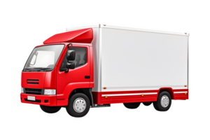 Delivery truck isolated on a transparent background png