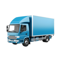 Delivery truck isolated on a transparent background png