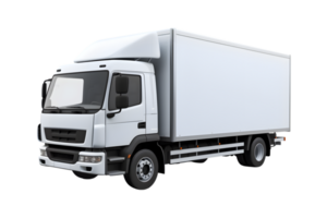 Delivery truck isolated on a transparent background png