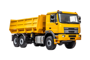 Dump truck isolated on a transparent background png