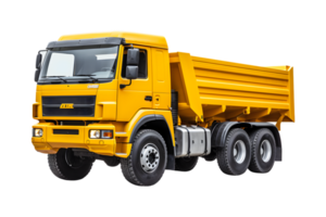 Dump truck isolated on a transparent background png