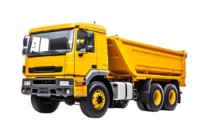 Dump truck isolated on a transparent background png