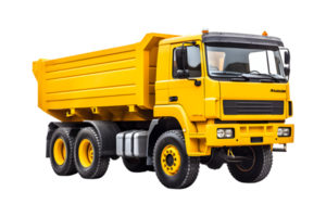 Dump truck isolated on a transparent background png