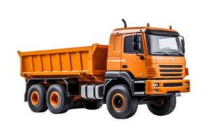 Dump truck isolated on a transparent background png