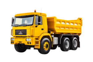 Dump truck isolated on a transparent background png