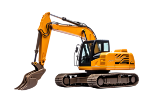 Excavator isolated on a transparent background png