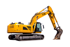 Excavator isolated on a transparent background png