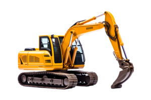 Excavator isolated on a transparent background png