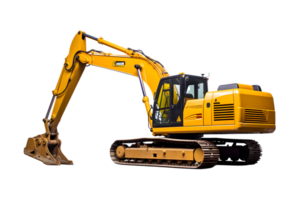 Excavator isolated on a transparent background png