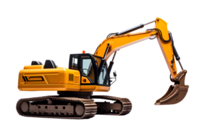 Excavator isolated on a transparent background png