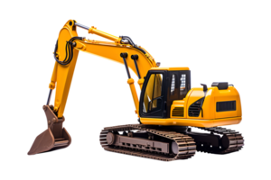 Excavator isolated on a transparent background png