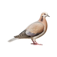 full body of a racing pigeon, side view isolated on a transparent background png